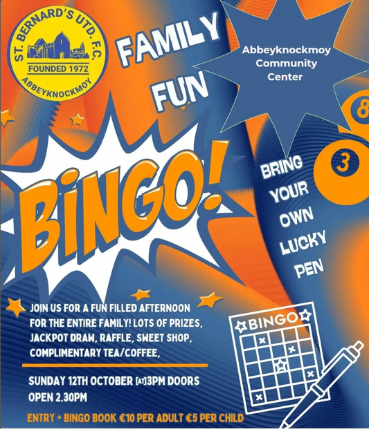 St Bernard’s Family Fun Bingo Afternoon